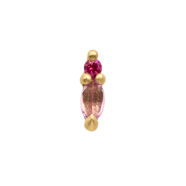 Pink Ray Stud Earring - 12087